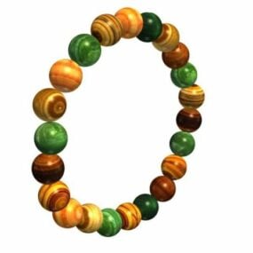Jade Round Bracelet 3d model