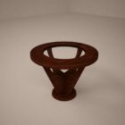 Round Table Wood Frame