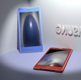 Πολύχρωμο τρισδιάστατο μοντέλο Samsung Smartphone