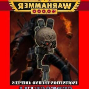 Schedel Warhammer 3D-model