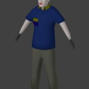 Sheer Man Character 3d model