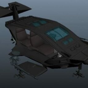 跳伞者潜艇 3d模型