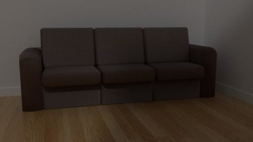 Απλός καναπές τοίχου