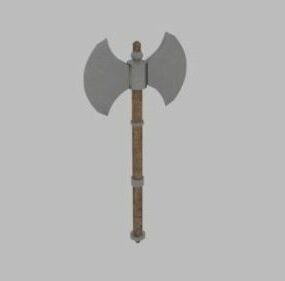 中世纪斧头3d模型