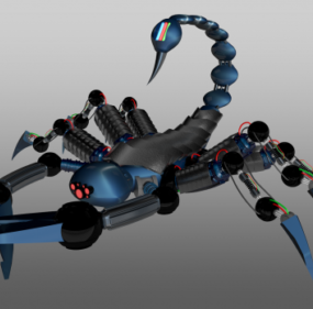 Robot droide escorpión modelo 3d