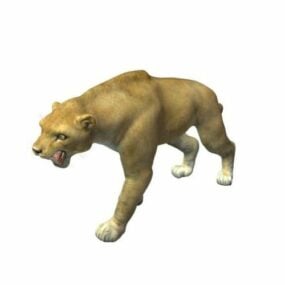 Sabre Toothed Tiger 3d-modell