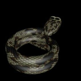 African Snake 3d model