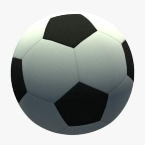 Lowpoly Europæisk fodbold 3d-model
