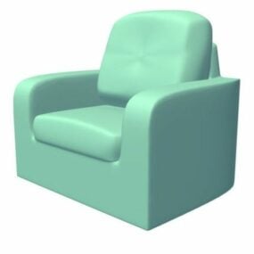Soft Reception Chair Furniture 3d model