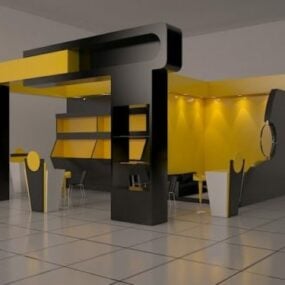 غرفه نمایشگاهی مدل سه بعدی
