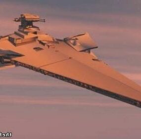 Model 3d Pesawat Luar Angkasa Kemenangan Star Wars