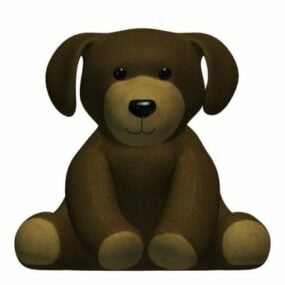 Stuffed Dog Animal 3d model