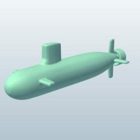 مدل سه بعدی قابل چاپ زیردریایی