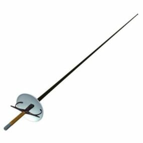 Medieval Long Sword 3d model