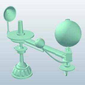 Tellurium Wetenschap 3D-model