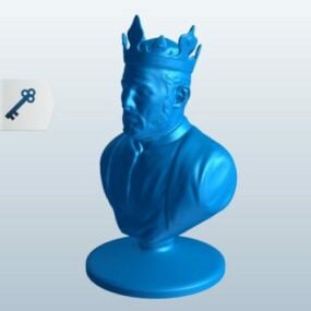 世紀中世の王3Dモデル