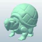 Animal Topper Turtle Printable