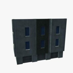 مدل سه بعدی ساختمان خانه آسیاب آبی