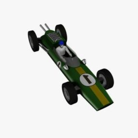 Kid Toy Race Car 3d model