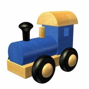 3д модель поезда-игрушки