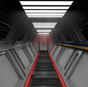 Ondergrondse tunnel 3D-model