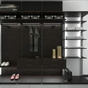 Bedroom Modern Wardrobe 3d model