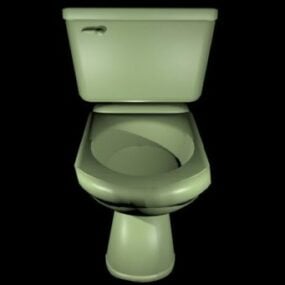 Ancienne Toilette Sanitaire modèle 3D