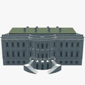 نموذج البيت الأبيض ثلاثي الأبعاد