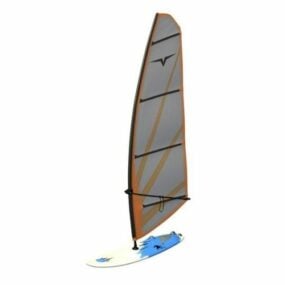ウィンドサーフィンボート3Dモデル