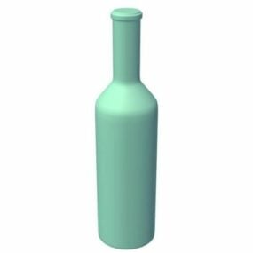 Plastikgetränkeflaschenstapel 3D-Modell
