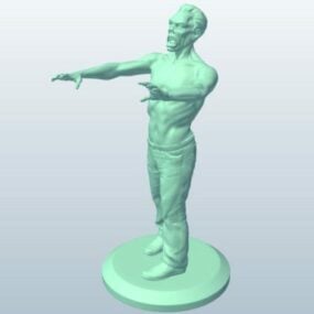 زامبی با بازو مدل سه بعدی