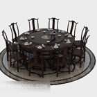 10 People Round Dining Table