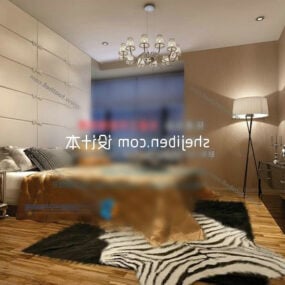 City Home Bedroom 3d model
