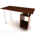 Design simples de madeira mesa de computador