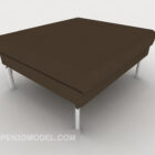 Simple Leather Sofa Stool Furniture