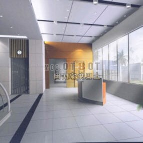 Lobby Interior Light Design 3d model