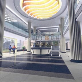 Commercial Mall Hall Space 3d model