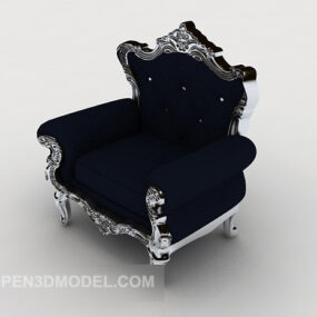 نموذج أريكة منزلية كلاسيكية على الطراز الأوروبي ثلاثي الأبعاد