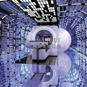 Sci-fi Room Interior 3d model