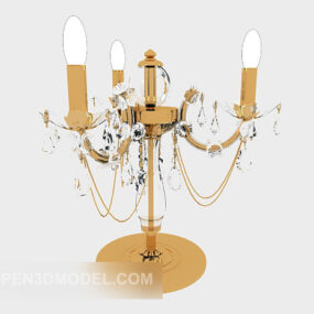 European Classical Home Bordlampe 3d model
