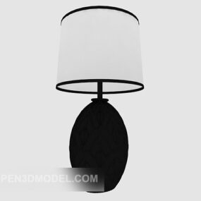 Moderne Minimalistisk Home Lamp White Shade 3d modell