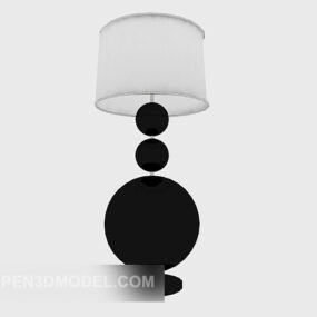 Simple Home Lamp Decor 3d model