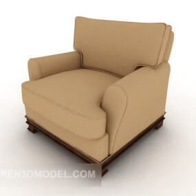 European Common Home Single Sofa 3d model