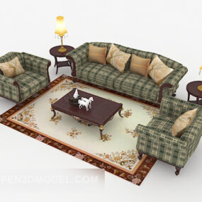 Garden Home Combination Sofa 3d model