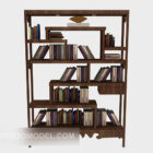 3D-Modell eines einfachen Bücherregals für zu Hause