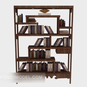 Home Eenvoudig boekenkastmeubilair 3D-model