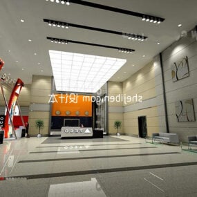Kommercielt showroom interiør V1 3d model