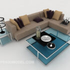 Sofa kết hợp hiện đại đơn giản