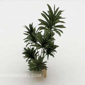 Simple Decorative Potted V1 3d model