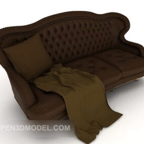 European-style Home High-end Sofa 3d model